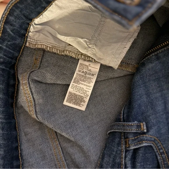 Old Navy Wow Wide Leg Jeans Size 10 - Picture 6 of 6